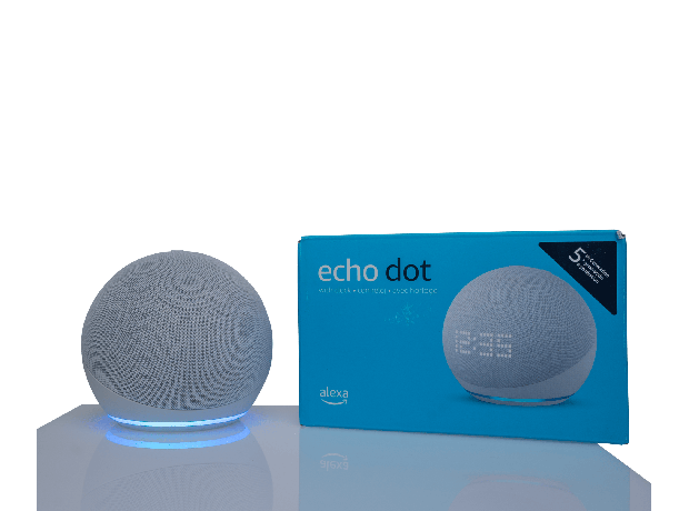 HOT Bocina Echo Echo Dot Reloj Bocina Inteligente Alexa Reloj