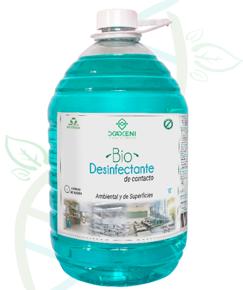 BIO DESINFECTANTE (de contacto) Ambiental y de Superficies. ( 5 litros)