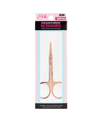 Tijeras para Pestañas/Cejas Oro Rosa
