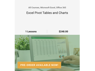 Excel Pivot Tables and Charts | Compasscbs