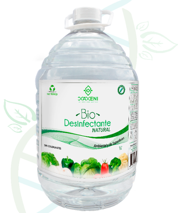 BIO DESINFECTANTE NATURAL (de contacto) Ambiental y de Superficies (5 litros)