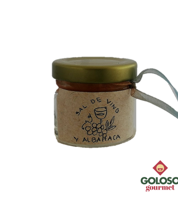 Tres Flores Sal de vino tinto y albahaca25g