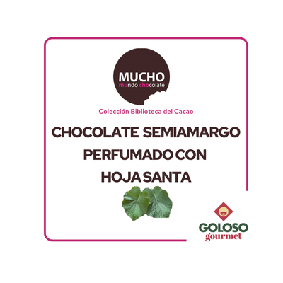 Biblioteca del Cacao - Chocolate Perfumado Hoja Santa 60g