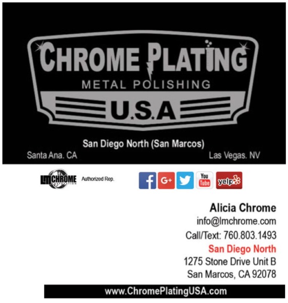 Chrome Plating USA Anodizing Metal Polishing
